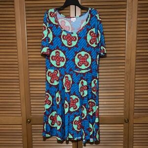 LuLaRoe Nicole Circle Skirt Dress 3X